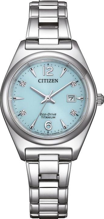 Produktbild Citizen EW2601-81M Eco-Drive Titanium Damenuhr 29mm 10ATM (Analoguhr, 29 mm)