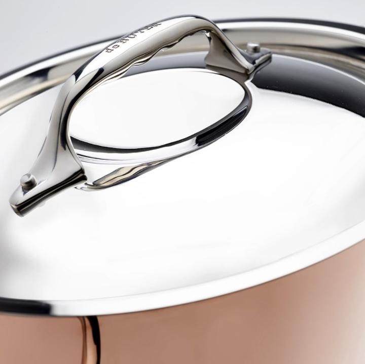 Productafbeelding de Buyer Prima Matera Kookpot Inductie, met Deksel (24 cm, Steelpan, Koper, Roestvrij staal)