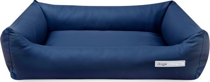 Image du produit DogsFavorite Lit pour chien similicuir marine, taille L (Chien)