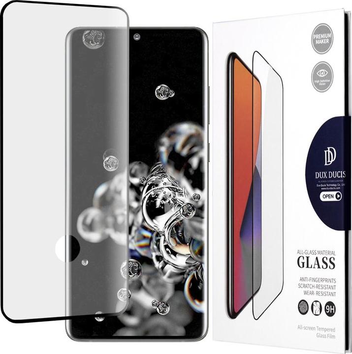 Actual product image Dux Ducis - Tempered Glass - Samsung Galaxy S20 Ultra 4G / S20 Ultra 5G - Black (1 Piece, Samsung Galaxy S20 Ultra 5G, Samsung Galaxy S20 Ultra)