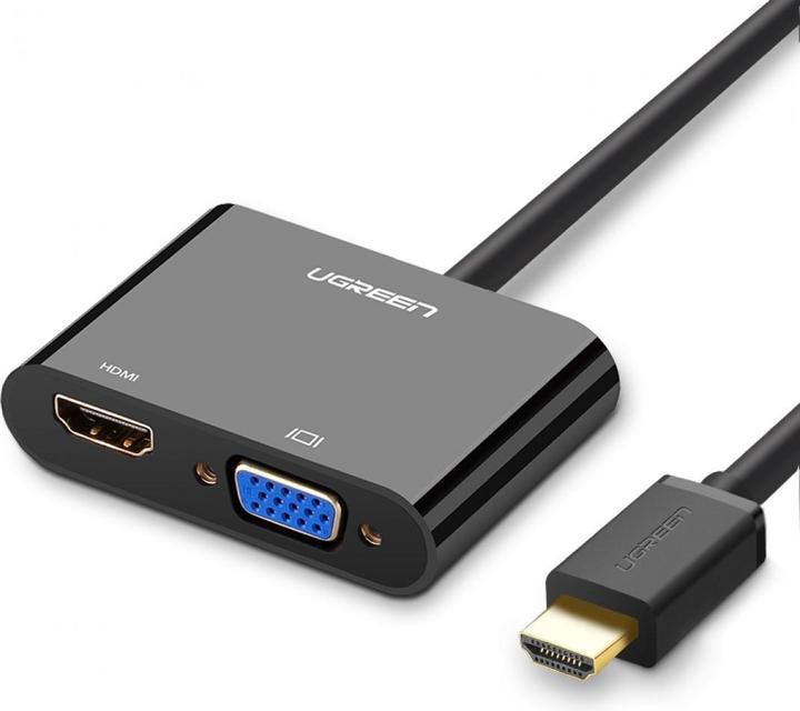 Image du produit Ugreen Adaptateur HDMI vers HDMI / VGA avec audio (HDMI, 3 cm)