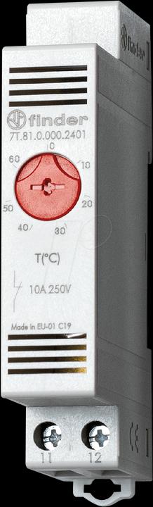Actual product image Finder Panel Thermostat, temperature control, -
