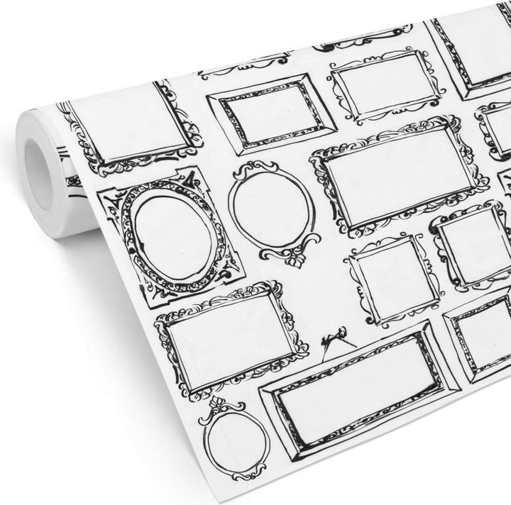 Produktbild Trenddeko Frame Your Life - schwarz-weiss (1008 x 48 cm)
