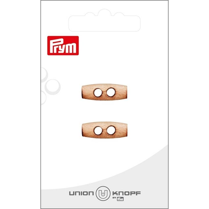 Actual product image Prym Buttons 2-hole 20 mm, 2 pieces, cream