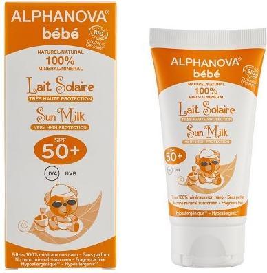 Produktbild Alphanova BB Sonnenmilch Bio SPF50+ Milch (Sonnenmilch, SPF 50+, 50 ml, 50 g)