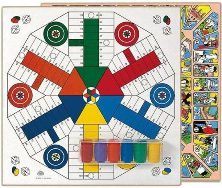 Cayro Parchís-Oca Spielbrett Holz (40 x 40 cm) Spieler 6