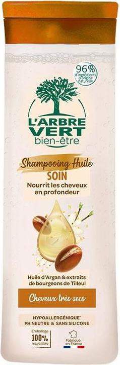 Produktbild L'arbre vert Öko Shampoo mit Arganöl & Lindenblüten-Extrakten (250 ml, Flüssiges Shampoo)