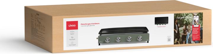 Produktbild Livoo Plancha-gaz-4-Brenner (10 kW)