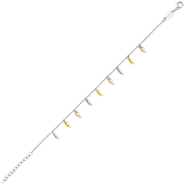 Produktbild Engelsrufer Armband Flying Wings Tricolor (17 cm, 925er Silber)