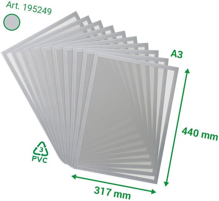 Produktbild Tarifold Magnetschild Magneto Solo Pro 195249 A3 gr 10 St./Pack.