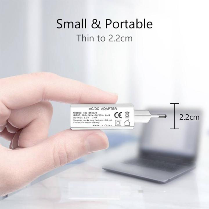 Produktbild Eaxus USB-Ladegerät 3-Fach mit Spannungsanzeige