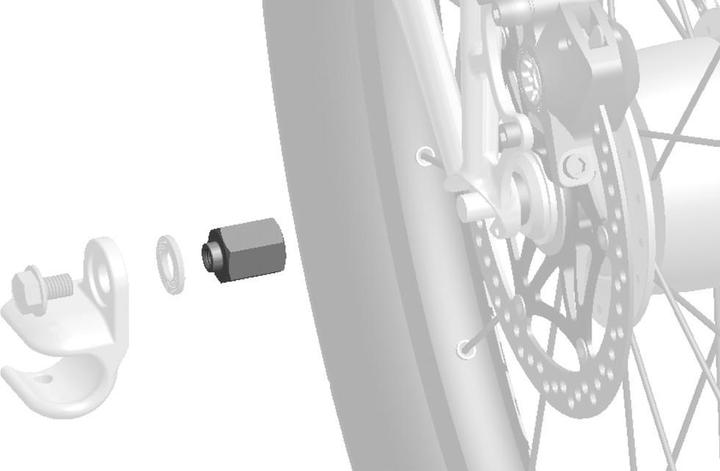 Productafbeelding Thule SRAM/BionX/Rohloff/NuVinci adapter