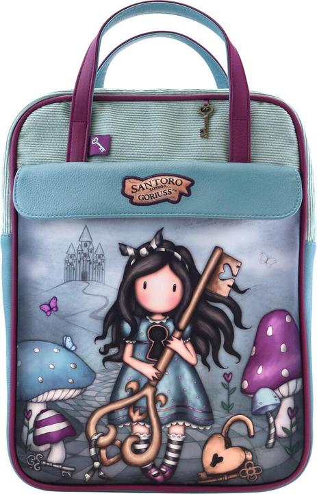 Produktbild Gorjuss Rucksack Curiosity Grau grün (27 x 10 x 37 cm)