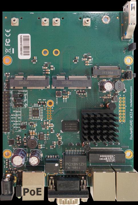 Produktbild MikroTik RBM33G wired router Black, Green, Grey
