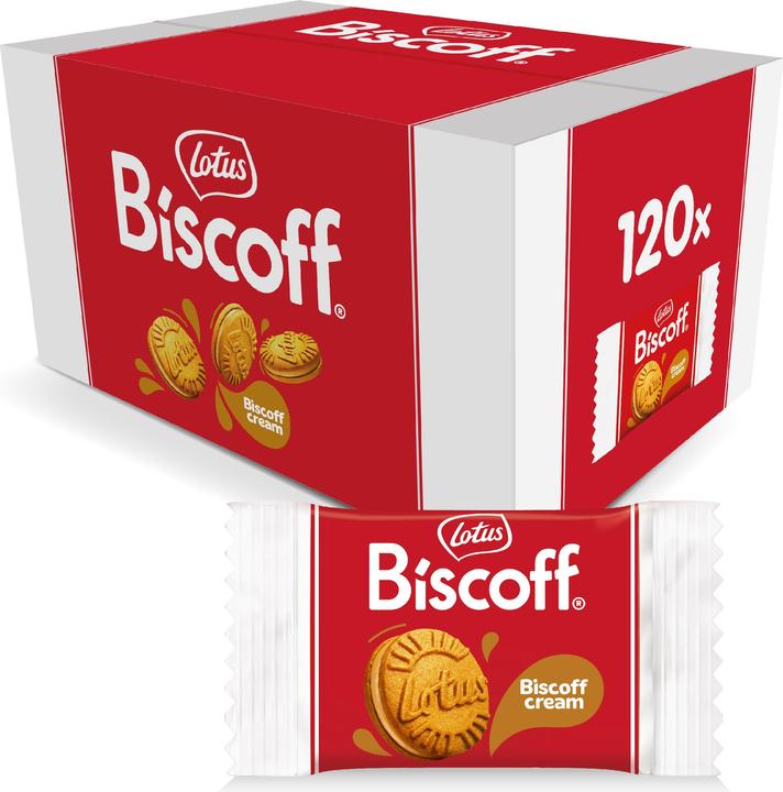 Actual product image Lotus Sandwich Biscoff (120 pcs., 1200 g)