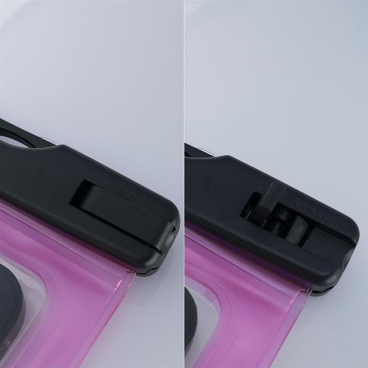 Produktbild Hurtel Wasserdichte Tasche Handytasche für Schwimmbad transparent (Smartphones bis 6.5 Zoll)