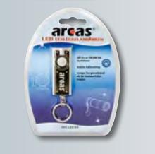 Arcas LED Schlüsselanhängerleuchte (eckig) (6 cm)