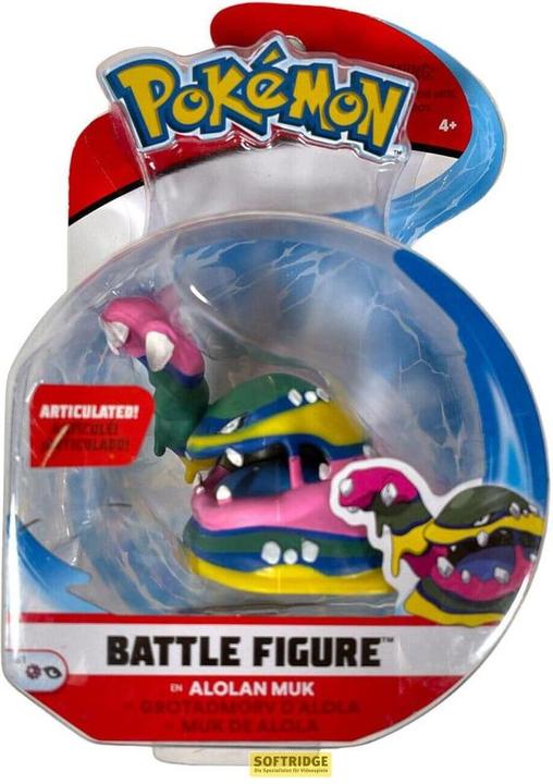 Image du produit Jazwares Pokémon figurine Battle Figure Alolan Grotadmorv 5 cm