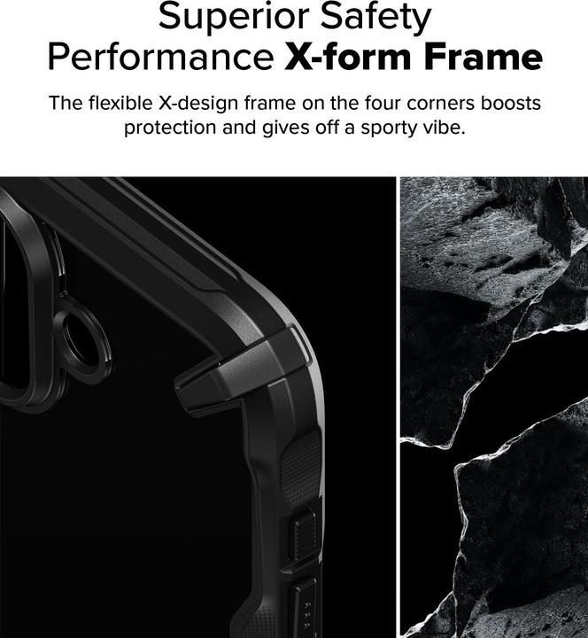 Image du produit Ringke Coque pour iPhone 16 FUSION X BLACK (Apple iPhone 16)