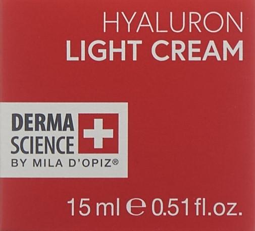Produktbild Derma Science Hyaluron Light Cream Creme (15 ml, 24h Creme)