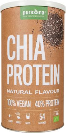 Produktbild Purasana Vegan protein CHIA NATURAL 40 % BIO (Neutral, 1 Stk., 400 g)