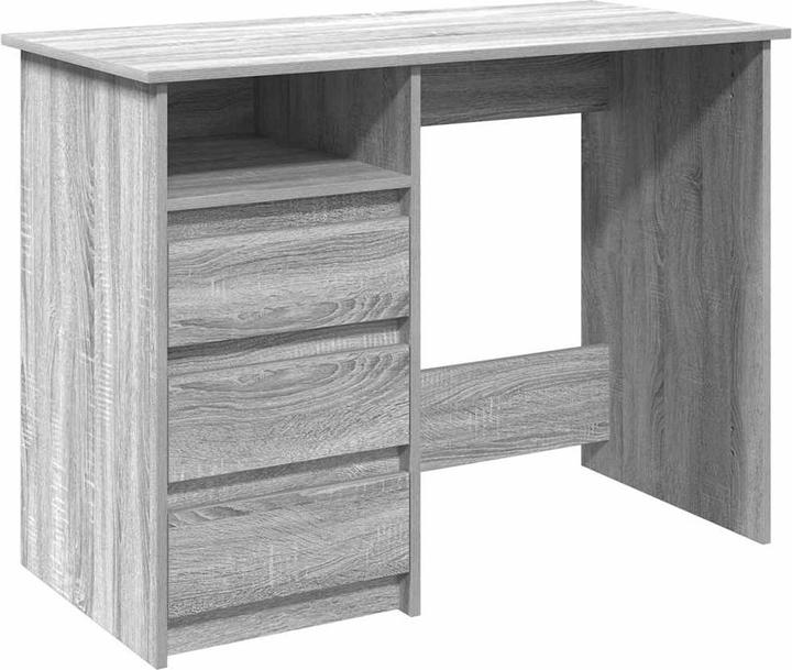 Actual product image VidaXL Desk Grey Sonoma 102x50x75 cm Wood-based office desk Table (102 x 50 x 75 cm)