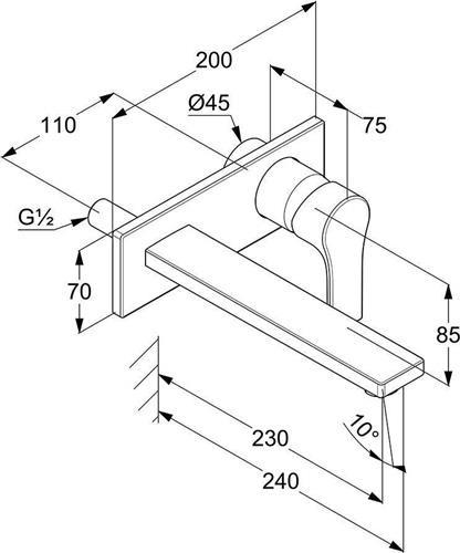 Image du produit Kludi Mitigeur de lavabo ZENTA SL UP deux trous chr