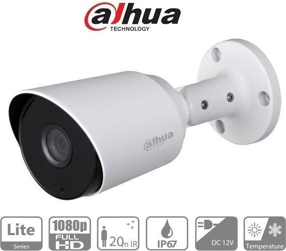 Immagine prodotto Dahua TELECAMERA HDCVI 1080P IR BULLET/HAC-HFW1200T-0280B (1920 x 1080 Pixels)