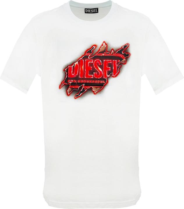 Diesel Herren T-Shirt 100% Baumwolle - Modell Erebo Nova - Casual (L)