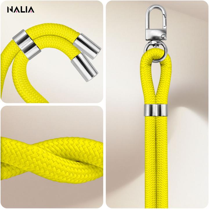Produktbild Nalia HoldMe Lanyard Handykette – Universal Trageband für Smartphones - Verstellbar, Soft & Elastisch