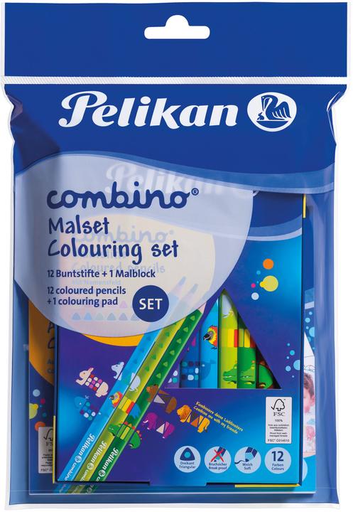 Pelikan Coloring set Combino 812726 2-piece (12 colours, 12 x)
