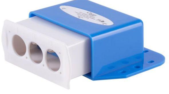 Actual product image Hapena DiSEqC switch 2-fold HADS21 950-2300MHz,Attenuation:3dB (DiSEqC)