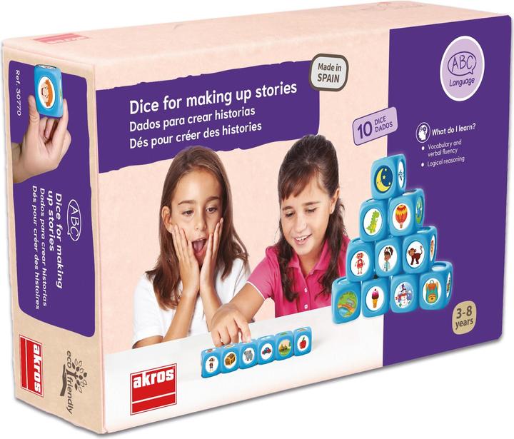 Image du produit Akros Interdidact Cube à histoires (Multilingue)