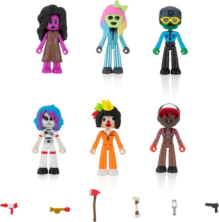 Actual product image Jazwares Dev Series Action Figures 6-Pack Brookhaven: Brookhaven's Most Wanted Wave 2