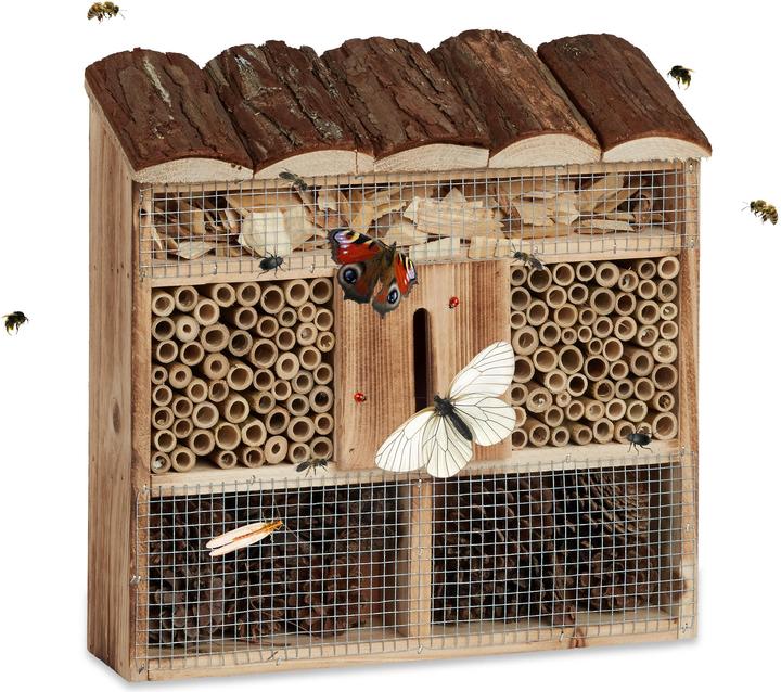 Productafbeelding Relaxdays Insectenhotel (Bij, Graafwespen, Kantenvleugel, Vlinders)