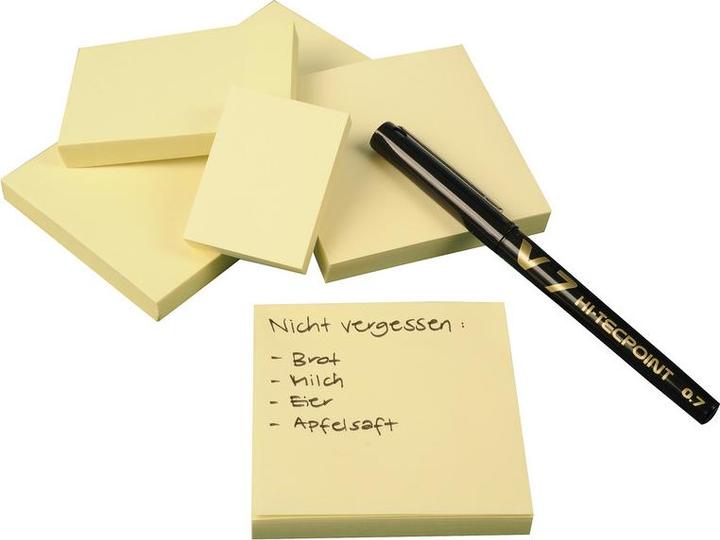 Actual product image Q-Connect Sticky notes Quick Notes yellow (75 x 125 mm)