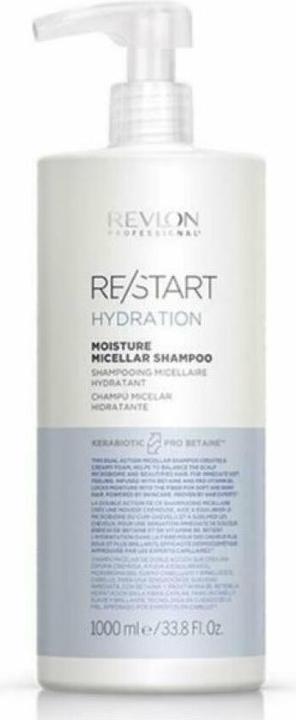Actual product image Revlon Professional RE/START HYDRATION - Moisture Micellar Shampoo (1000 ml, Liquid shampoo)