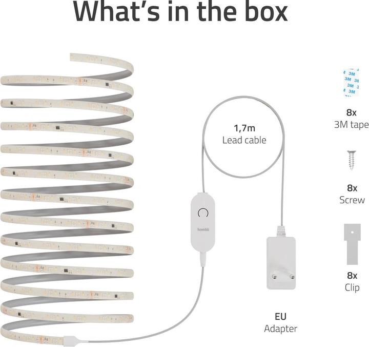 Produktbild Hombli LED Streifen (RGBW, 500 cm, Indoor)
