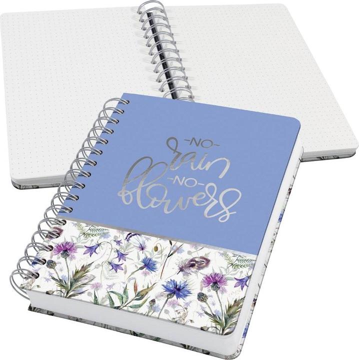 Image du produit Jolie Carnet à spirales (A5, Quadrillé, Couverture rigide)