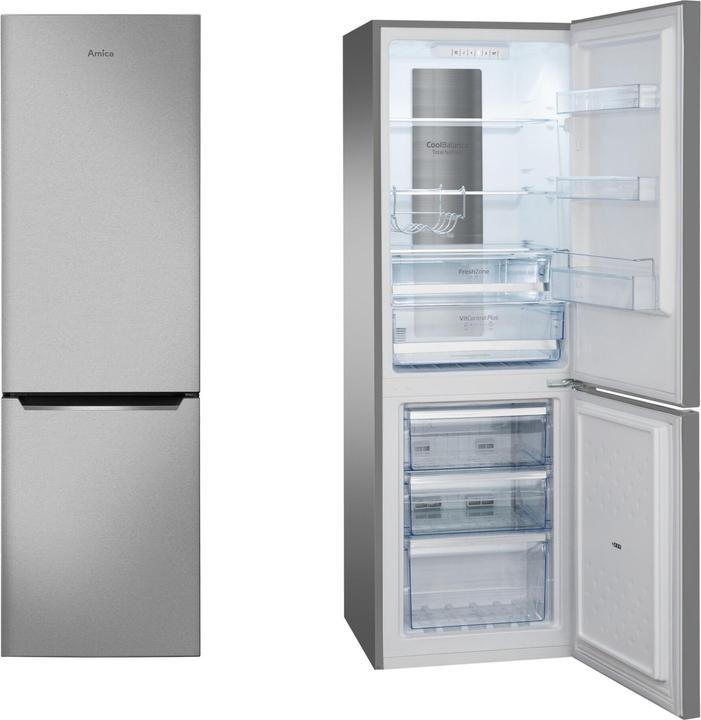 Produktbild Amica KGCN 387 140 E Ed-Look Kühlkombi D 161/70L 171x54x57,6 cm NoFrost (231 l)
