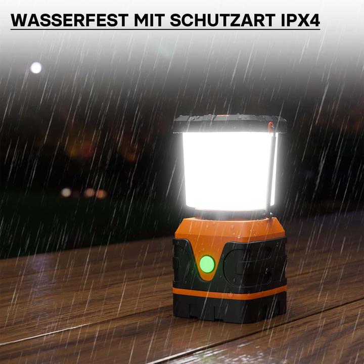 Produktbild Toboli Campinglampe batteriebetrieben LED Outdoor Lampe dimmbar Campingleuchte