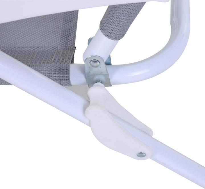 Immagine prodotto Outsunny Lettino prendisole con schienale regolabile (160 cm)