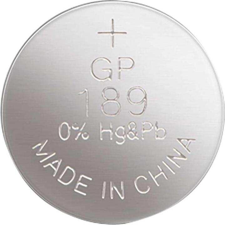 Immagine prodotto GP Batteries GP Alkaline Button Cell 189, 10 pezzi. (10 pz., SR54, 44 mAh)