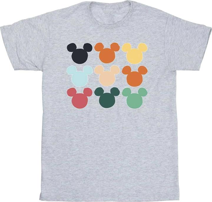Immagine prodotto Disney Mickey Mouse Heads Square Maglietta Ragazzi (116)