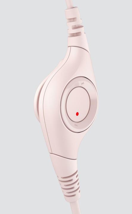 Actual product image Logitech Wired H390 headset - ROSE - USB (Cable, USB-A)