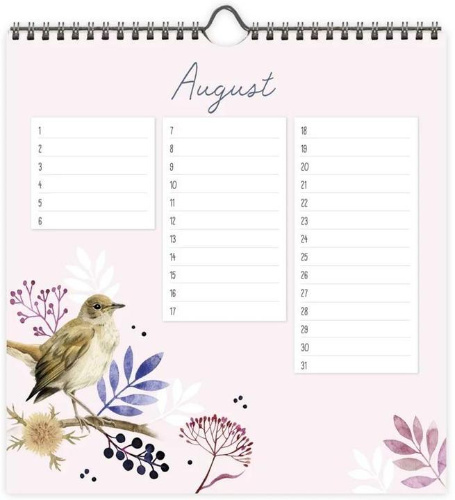 Produktbild Geburtstagskalender (20 x 20 cm, Kein Einband, Deutsch)