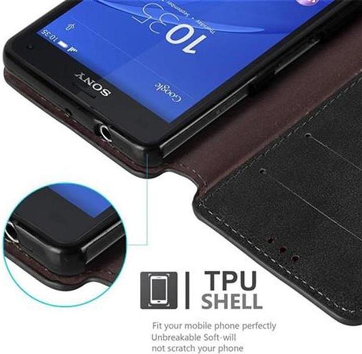 Productafbeelding Cadorabo Boek Retro Matte Portemonnee Hoesje (Sony Xperia Z3 Compact)