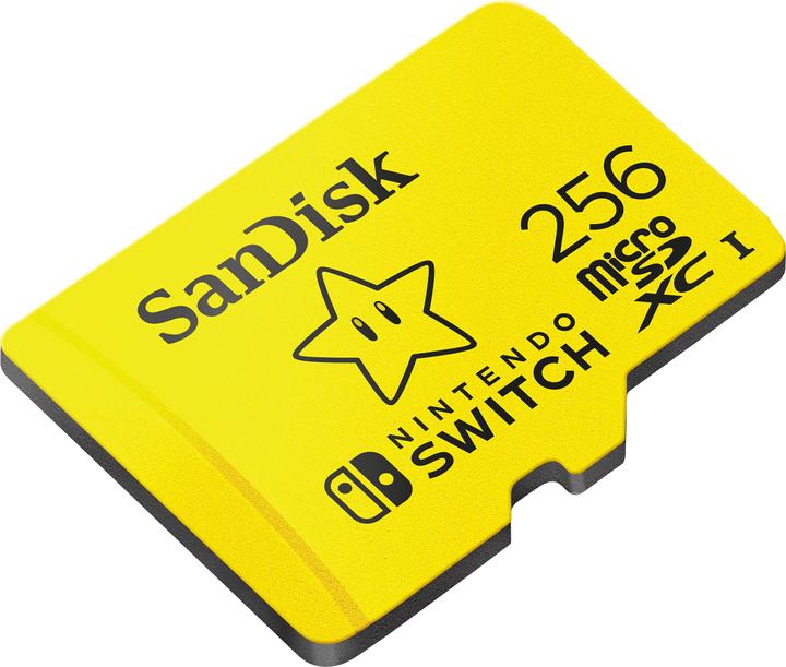 Image du produit SanDisk Nintendo Switch Card (256 Go, microSDXC, U3, UHS-I)