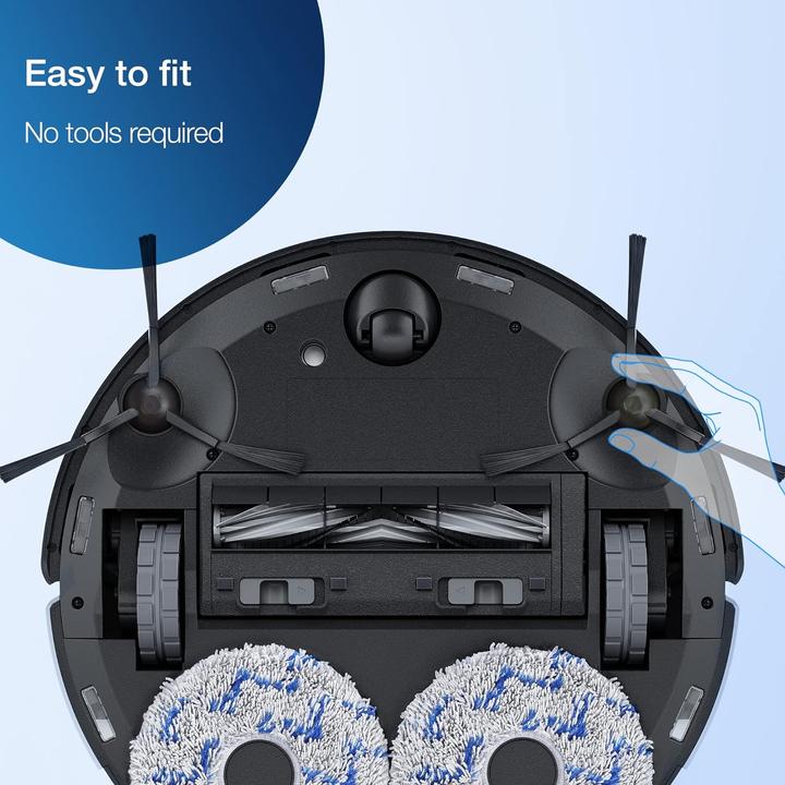 Immagine prodotto Ecovacs Kit Priedas D-KT01-0017 4x Spazzole laterali, 1x Principale, 3x Filtri ad alta efficienza, 1x