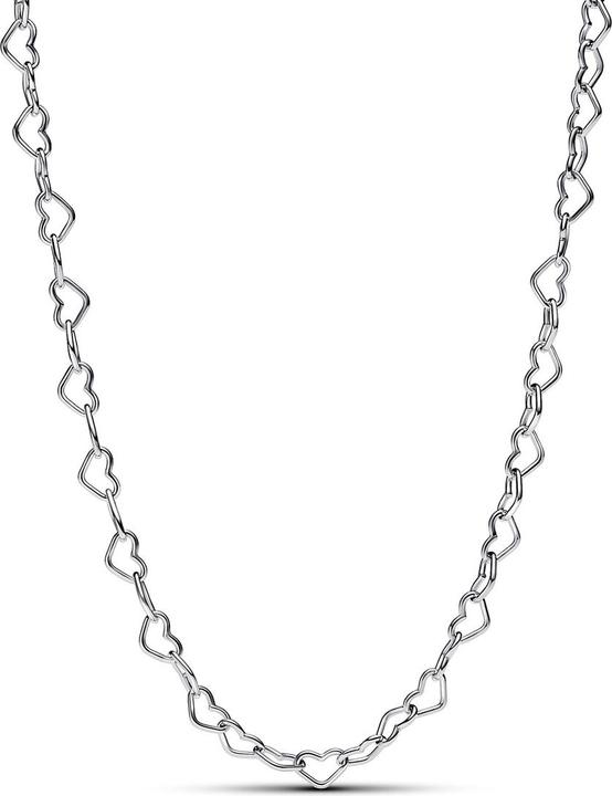 Pandora Verbundene Herzen Halskette (Silber 925)